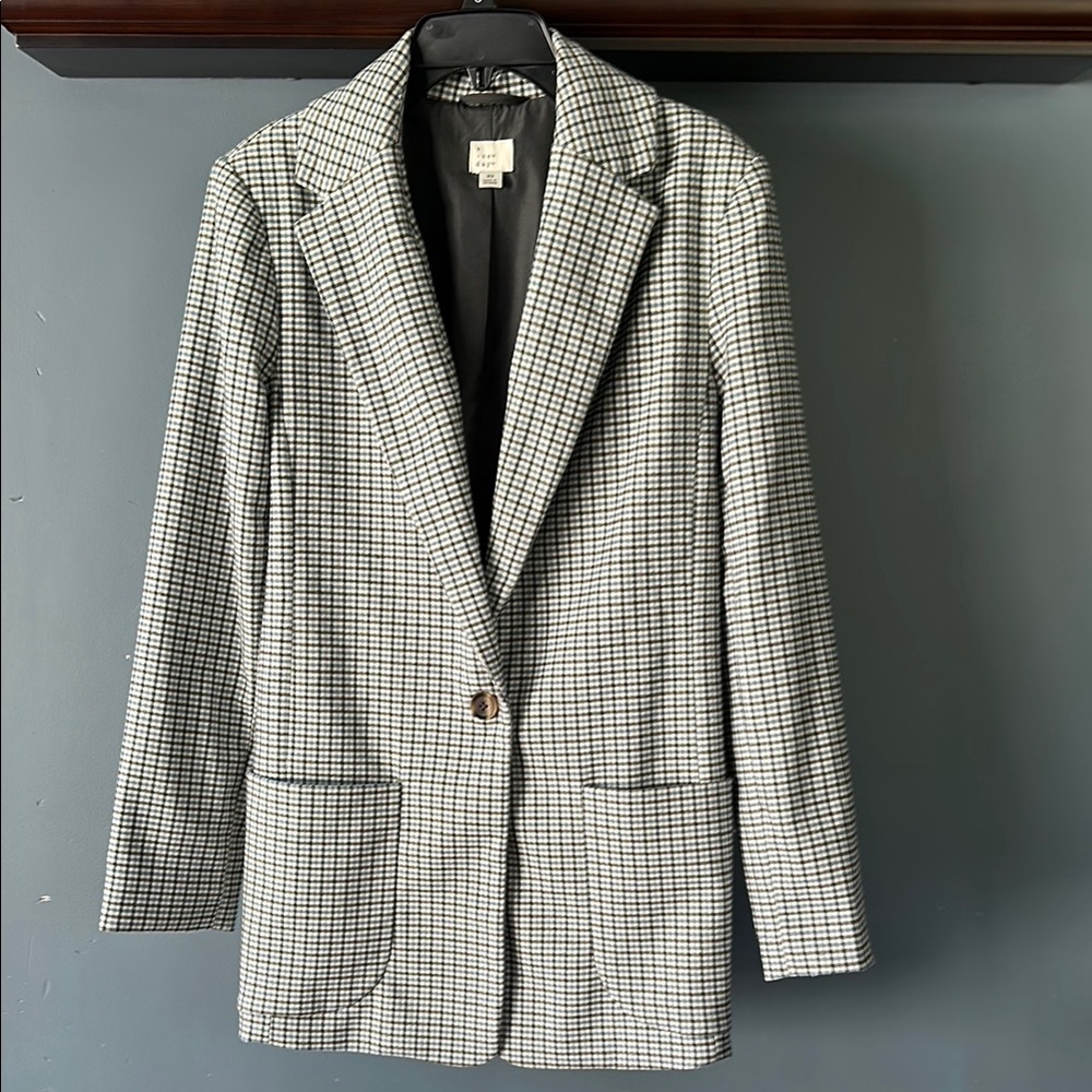 a new day Herringbone Oversized Blazer